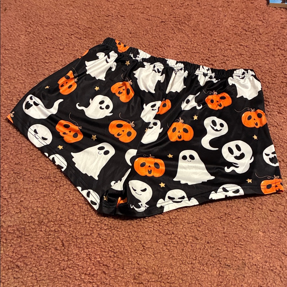 SHEIN Halloween Ghost and Pumpkin Pajama Set - Picture 6 of 8